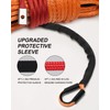 Kolvoii Synthetic Winch Rope Kit, 1/4" x 50ft 9,650lbs Winch