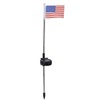 2PCS Solar Powered Garden Light Flag Lawn Stake Lamp for
