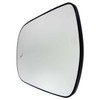 Driver Side Mirror Replacement Glass Heated With Backing Plate Compatible