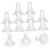 UKCOCO Lamb Feeding Nipples, 10-Pack Thickened Milk Bottle Teats Suitable