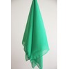Solid Color Chiffon Square Head Scarf Blend Neckerchief (Green)