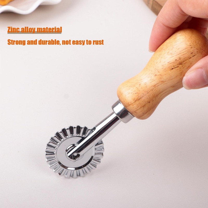 Shengsenfu Pasta Maker Cutter Wheel, Pastry Wheel Cutter, Ravioli Maker