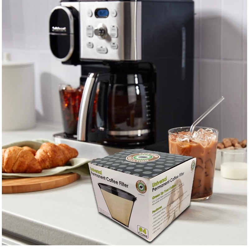 Medelco #4 Cone Permanent Coffee Filter