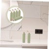 Minkissy 5pcs Travel Empty Bottles Refillable Flip Cap Shampoo Bottles