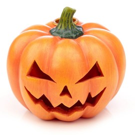 Puckator Pumpkin Backflow Incense Burner - Home Zen Meditation Decor Accessories - Incense Waterfall Cone Burner - Spiritual Feng Shui Gothic Goth Relaxation Gifts Gift - Desk Ornaments