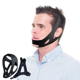 Snoring Chin Strap,Chin Strap for CPAP Users, CPAP Chin Strap,Anti Snoring Devices with Adjustable Velcro,Chin Strap for Sleeping, Simple and Effective Stop Snoring Solution