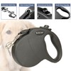 13Ft Chew Proof Retractable Dog Leash Anti-Chewing Wire Ropes Hands-Free