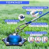 TOPKNOT Dog Tie Out Cable and Stake,(up to 200lbs) 360°Swivel