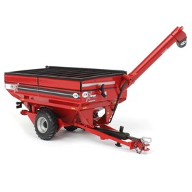 Spec Cast 1/64 Red J&M 1112 X-Tended Reach Grain Cart with Tandem Walking Duals JMM-033