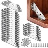 Furniture Triangle Corner Bracket Stainless Steel Angle Fasten Connector Universal