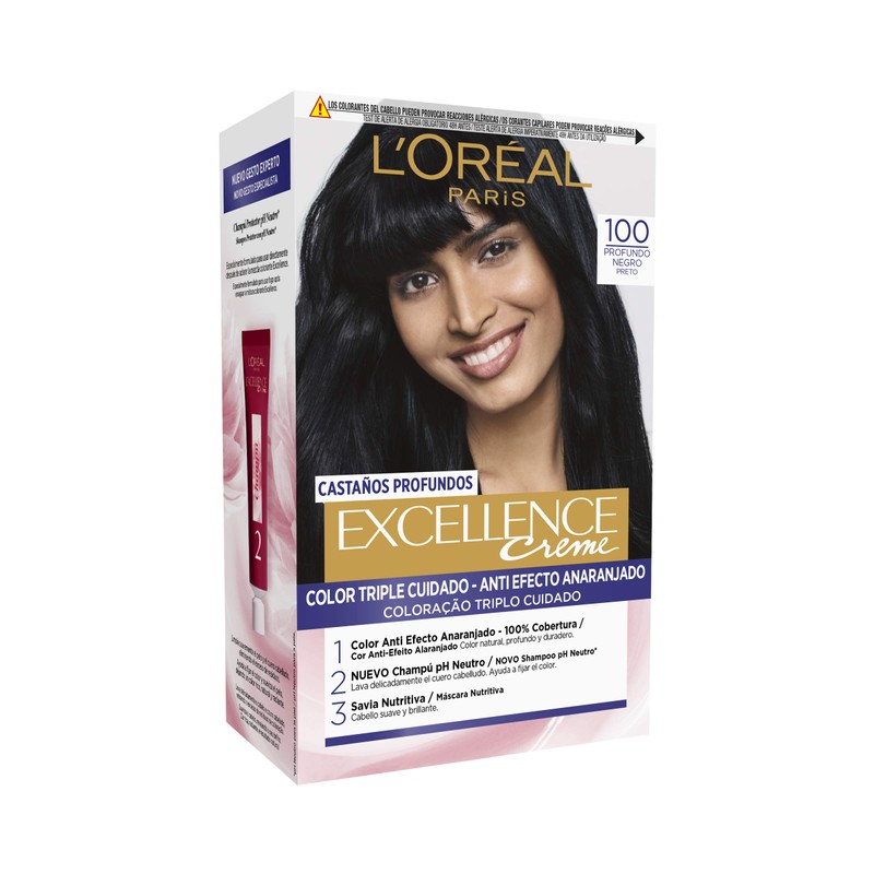 Excellence Brunette Ink #100 True Black