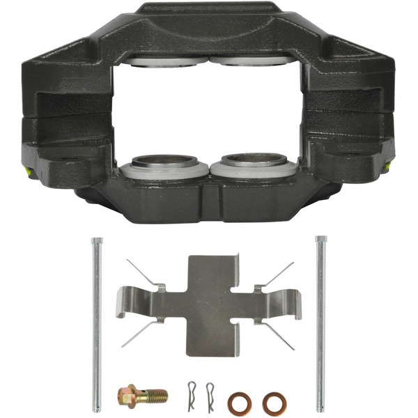 Cardone Reman - Unloaded Front Driver Side Brake Caliper, Gray