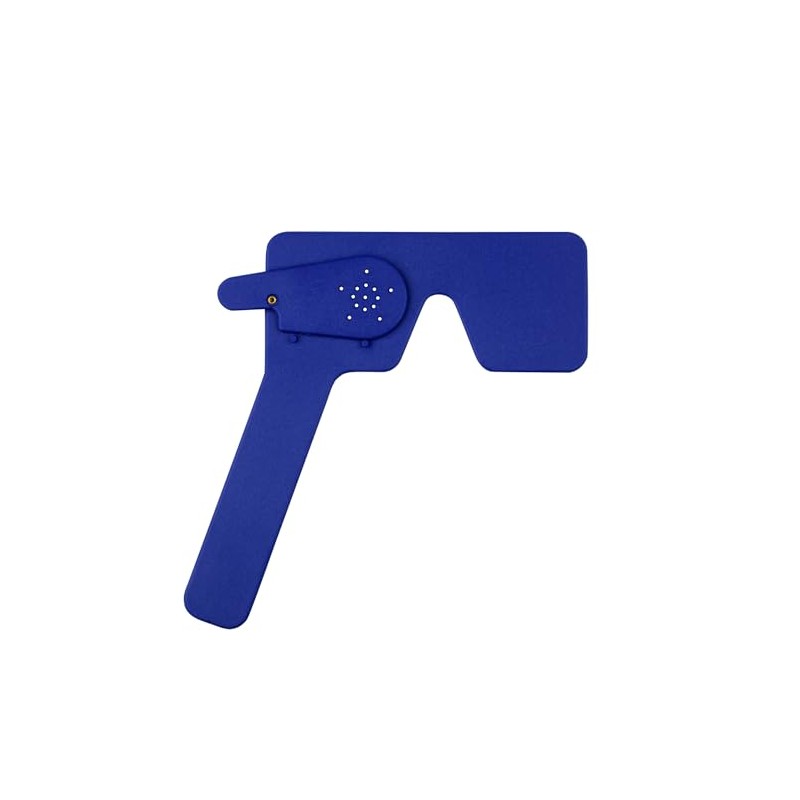 Medarchitect Ophthalmic Pinhole Occluder for Vision Tests, Blue