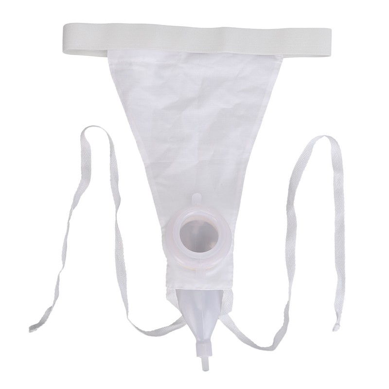 Men Urine Collector Bag Reusable Urinal Pee Holder 1000mL Wearable