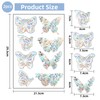 Pack of 26 Butterfly Prism Window Stickers, Bird Protection, Butterfly