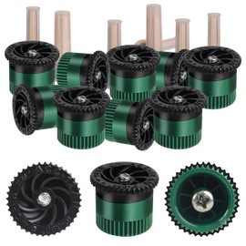 WZFLRUA 10 Pieces Variable Arc Nozzle, Pop-up Sprinkler Heads Replacement Fits Pop Up Sprinklers Adjustable 0° - 360° Full Circle Pattern Spray Nozzle for Garden Lawn Irrigation (12AN)