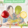 Candy Apple Bamboo Sticks, 24P Candy Apple Bling Sticks with