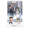 Seniors are a story about juniors acrylic stand with postcard