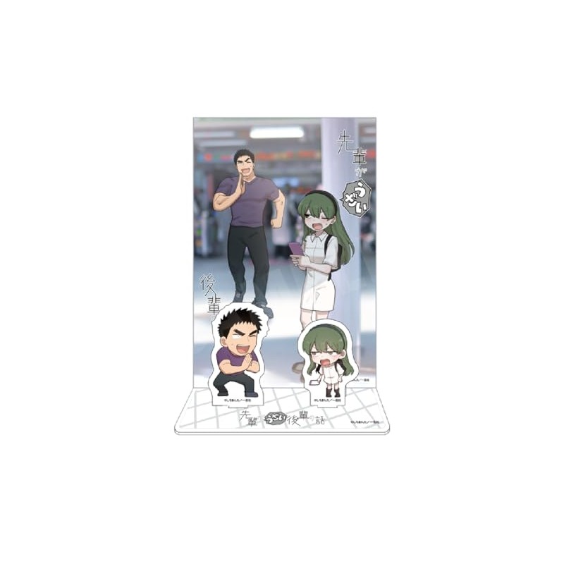 Seniors are a story about juniors acrylic stand with postcard