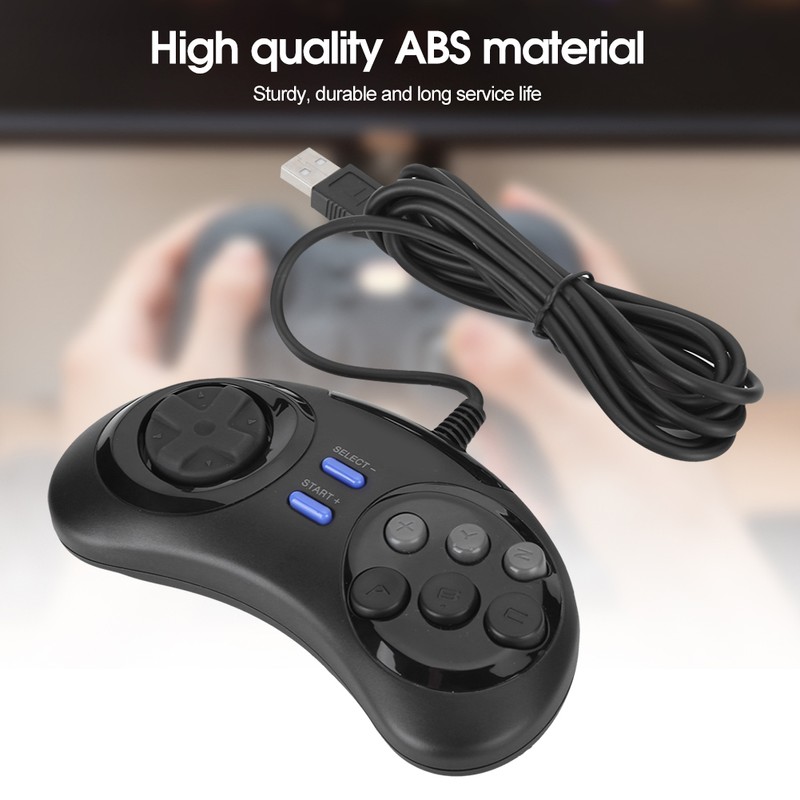 Games Controller USB Wired Gamepad Fit for PC/Raspberry Pi 3B