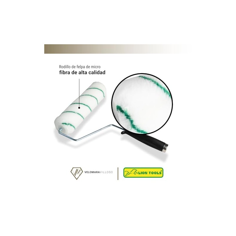 LION TOOLS - Rodillo Para Pintar Felpa 9 X 3/8