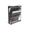 TRU RED 5-Pocket Mesh Letter Wall File, Black (TR57582-CC)