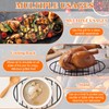 Nuogo 2 Pcs Roasting Rack Roasting Pan Approximately 12 x