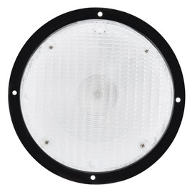 RecPro RV 8.5" Black Porch Light