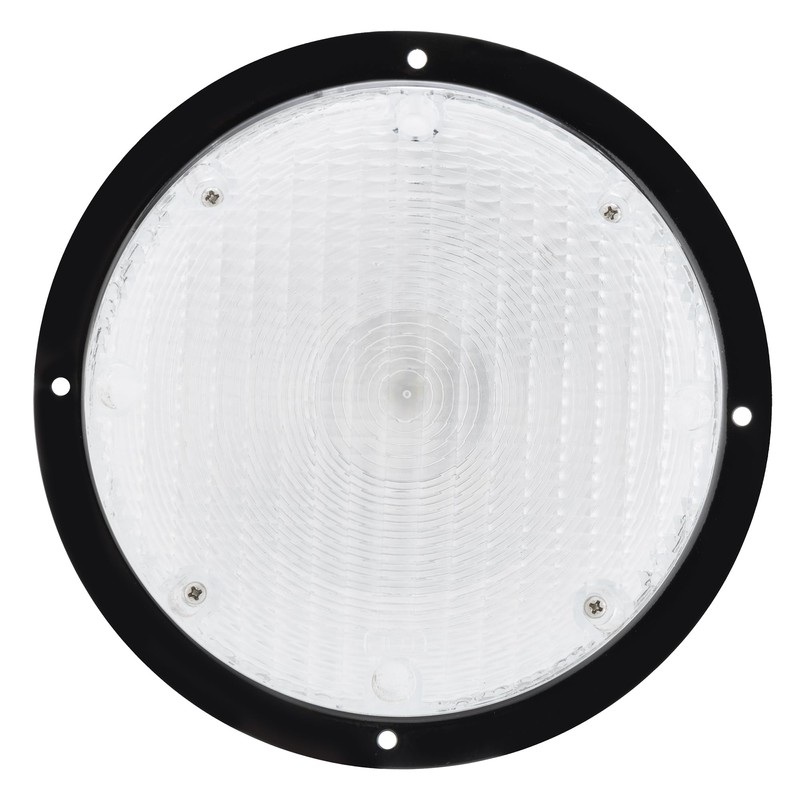 RecPro RV 8.5" Black Porch Light