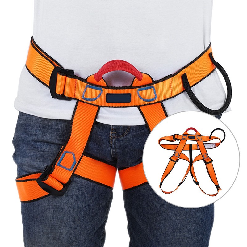 Half Body Safety Belt for Rock Climbing Mountaineering Rappelling Aerial