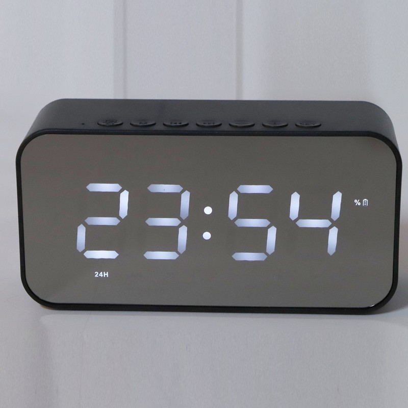 Wireless Bluetooth Speaker Stereo Sound Noise Cancelling Temperature Display Voice