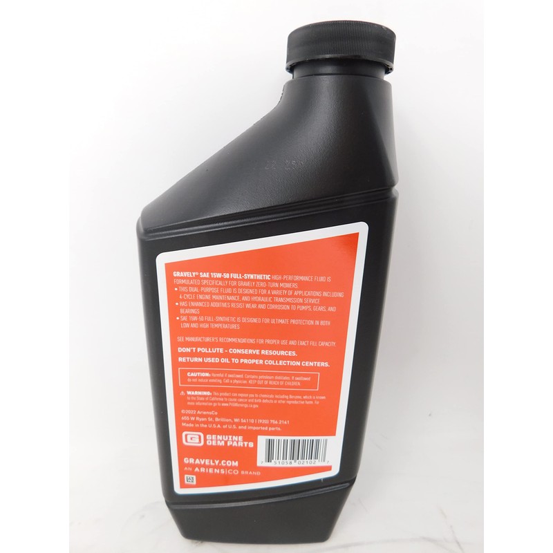 Gravely 5-Quart Hydro Change Kit w/Filters