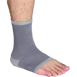 Solace Care Ankle Support - Elasticated Brace Sleeve - Sprain Guard - For Sports Arthritis Running Foot Pain (Small - 8.5" - 11")