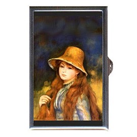 Renoir Girl with a Straw Hat Decorative Pill Box