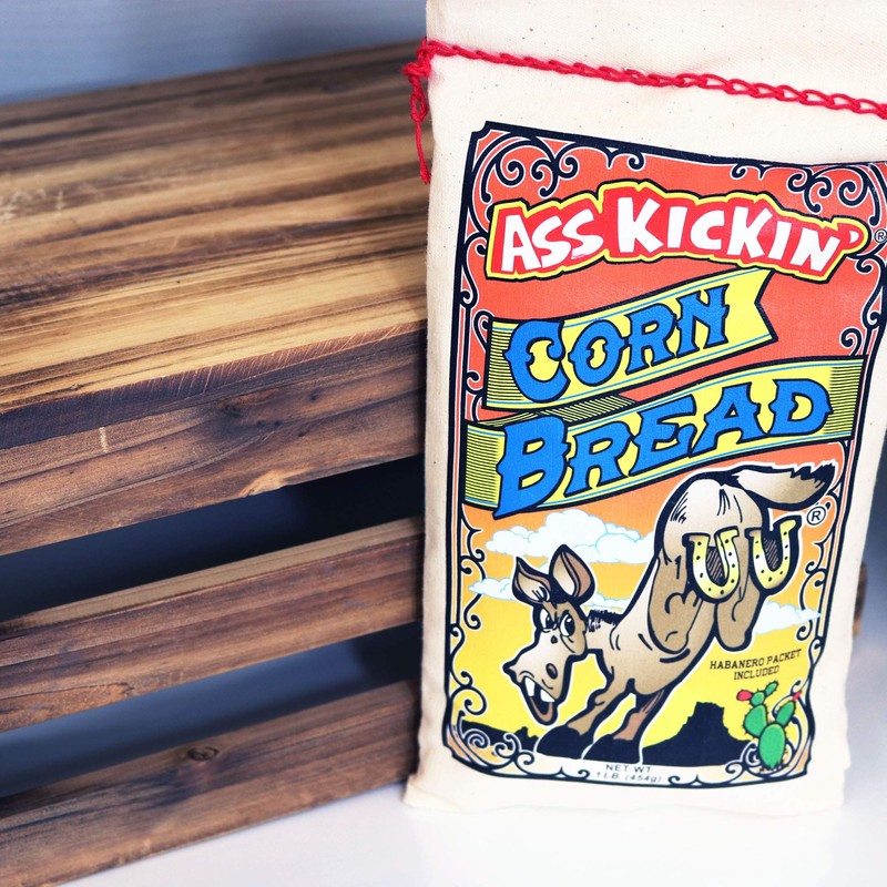 ASS KICKIN' Corn Bread Mix - 6 Pack - Premium
