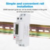 DEWIN Electricity Meter, AC Meter, Single-Phase kWh Counter, DIN Rail