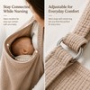 Breathable Nursing Cover for Breastfeeding – Lightweight Muslin Privacy Shawl