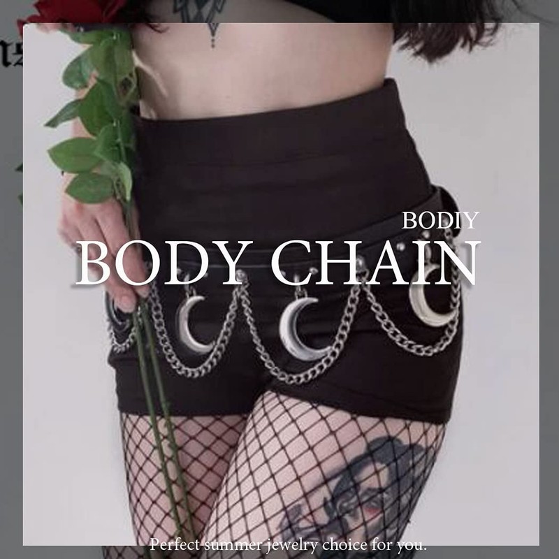 Bodiy Punk - Cinturones de piel para mujer, diseño gótico