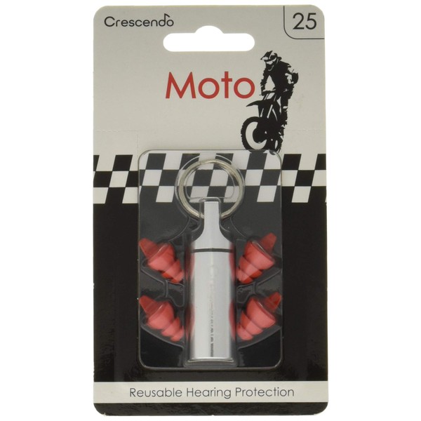 CRESCENDO Moto 25 Ear Plugs Racer Racing Ear Protector