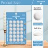 BALEAGCDL Candle Sticky Dots - White Wax Dots Candles Adapter,Soft