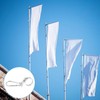6PCS Flag Pole Clips, Flagpole Mounting Rings,Stainless Steel Flapole Mounting