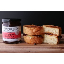Terrapin Ridge Farms Hot Pepper & Hot Pepper Berry Bacon Jam Set – Perfect for Appetizers, Grilled Meats, and More – Two 10.5 oz Jars of Sweet & Spicy Bacon Jams