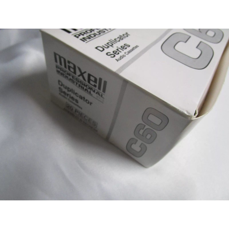 Maxell Lot Of 20 Maxell Professional Industrial Duplicator Series C60