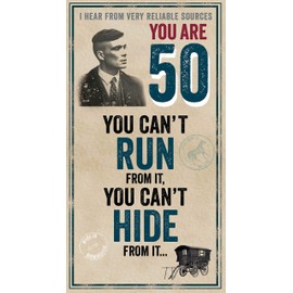 Peaky Blinders Age 50 Birthday Card - 50th Birthday Card