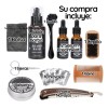 Set 11 Accesorios Barba Bigote Aseo Masculino Todo En Uno