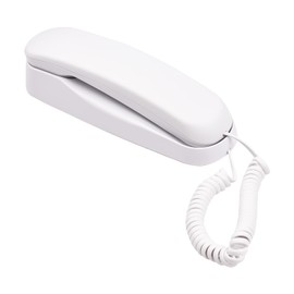 Telephone Set, Eacam Mini Desktop Corded Landline Phone, Fixed Telephone Wall Mountable Supports Mute/Pause/Redial Functions for Home Hotel Office Bank Call Center