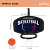 Universal Adjustable Trampoline Basketball Hoop Set, with 3 Mini Balls