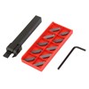 MGEHR1212-3 Lathe Cut Off Grooving Parting Tool Holder with 10pcs