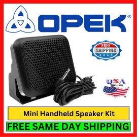 OPEK 7-24 Mini Speaker Wired 3.5mm Outdoor PC Phone Laptop w/ Adjustable Stand