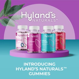 Hyland's Organic Elderberry Plus Gummies, Organic Black Elderberry with ZINC and Vitamin C, Immune Support Supplement for Adults, 60 Vegan Gummies (30 Days)